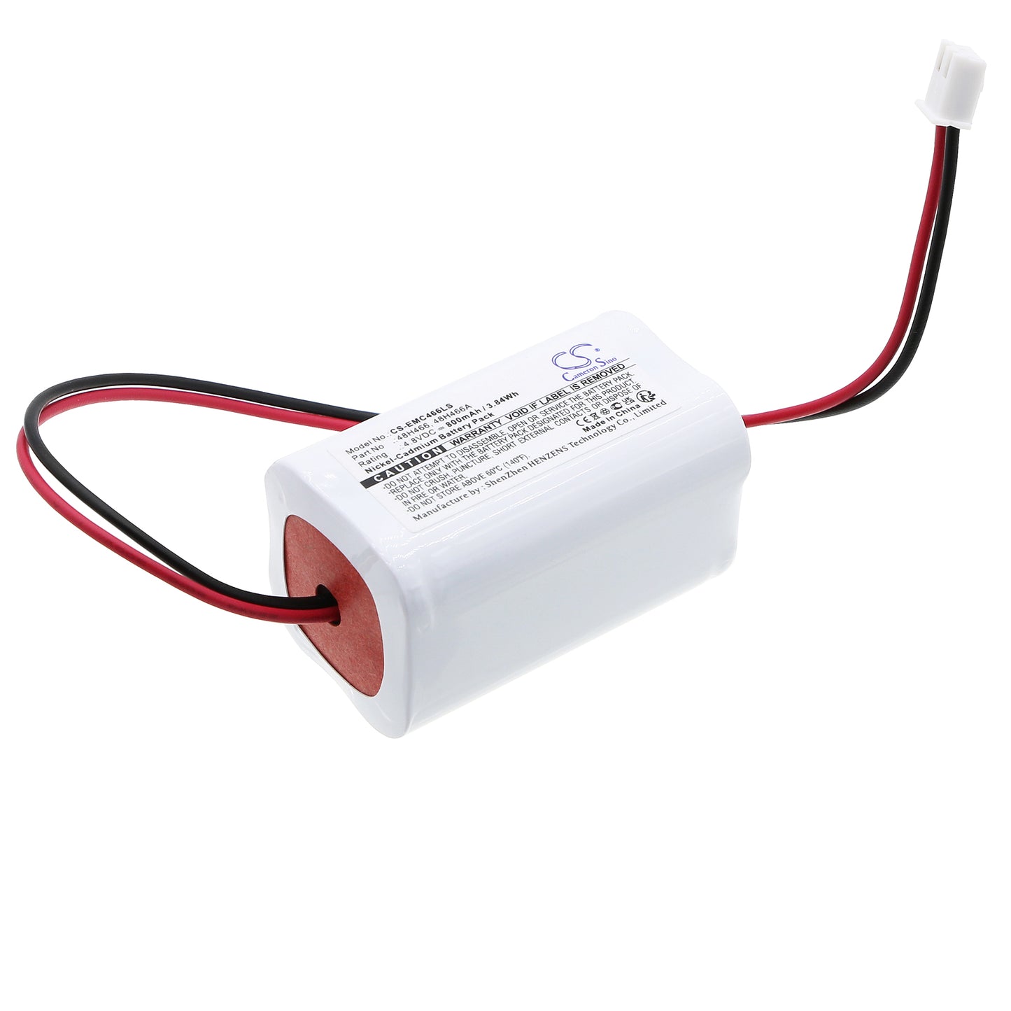CS-EMC466LS Replacement Battery – Compatible with 6CGL9, 6CGN0, 6CGN5, 6CGN6, 6CGN7, 6CGN8, LED Exit Signs, Nora Lighting NEB-NICAD2