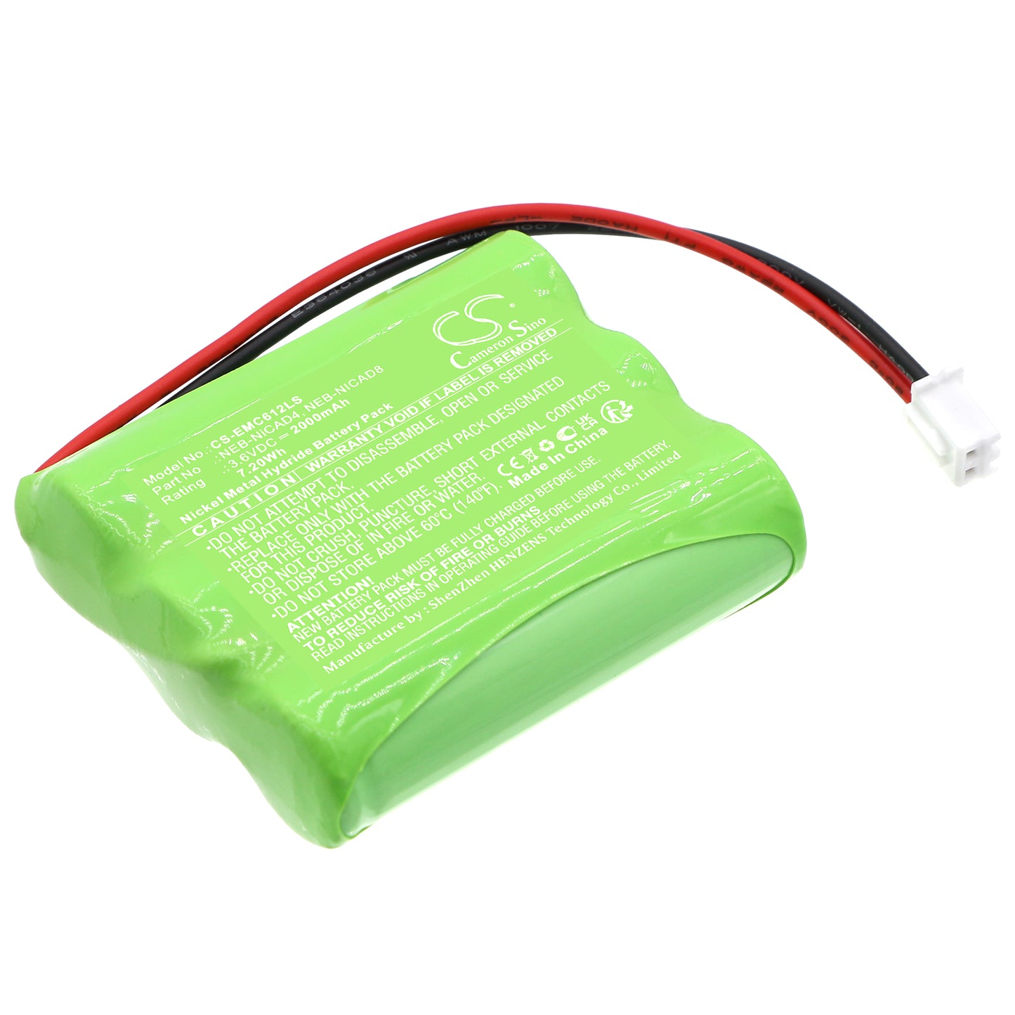 CS-EMC612LS Replacement Battery – Compatible with NE-602LED, NE-612LED