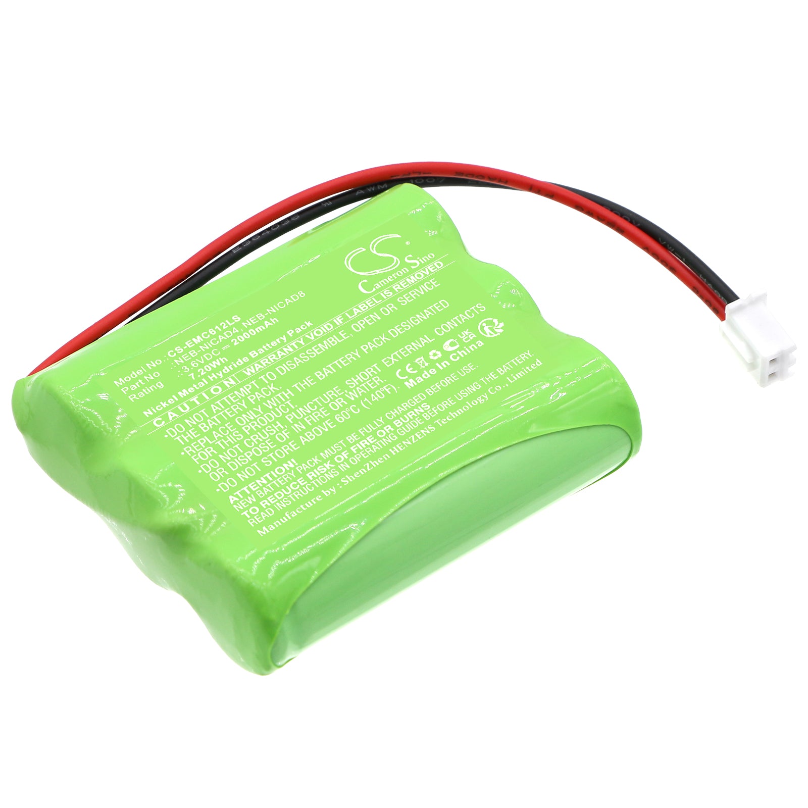 CS-EMC612LS Replacement Battery – Compatible with NE-602LED, NE-612LED