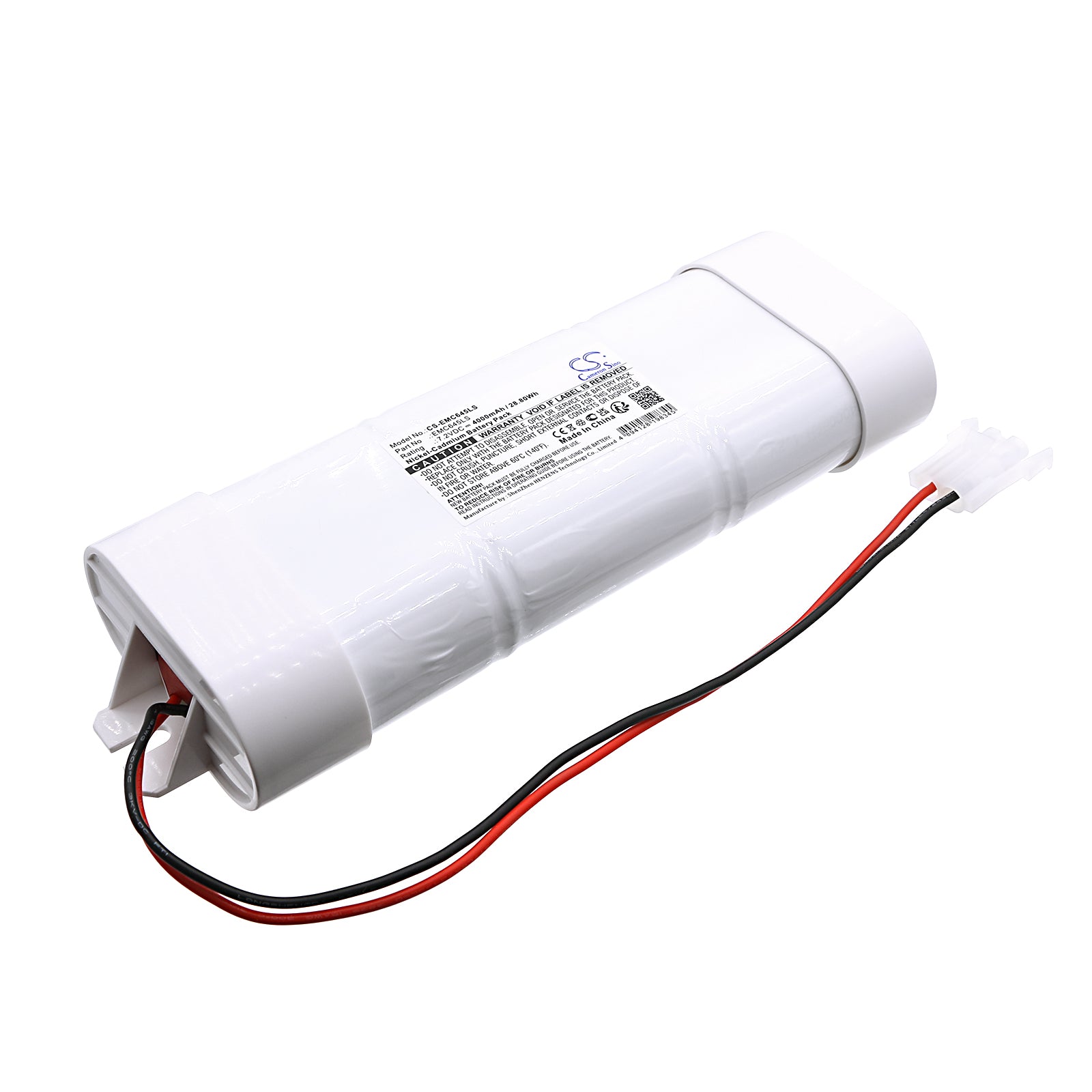 CS-EMC645LS Replacement Battery – Ni-MH 7.2 4000mAh / 28.8Wh