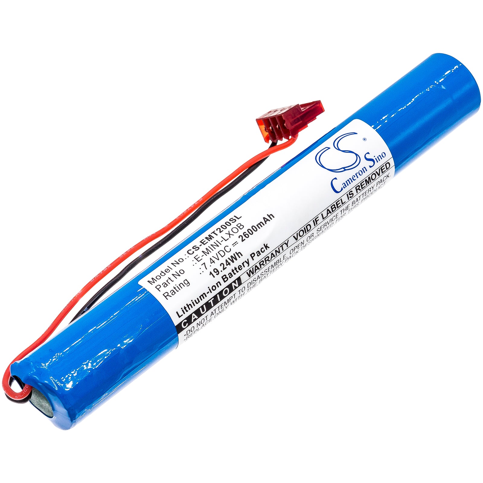 7.4V 2600mAh/19.24Wh Li-ion Equipment/Survey Battery for Environment