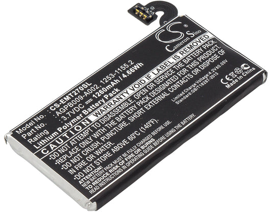 3.7V 1260mAh/4.66Wh Li-Polymer Mobile/SmartPhone Battery for Sony Ericsson