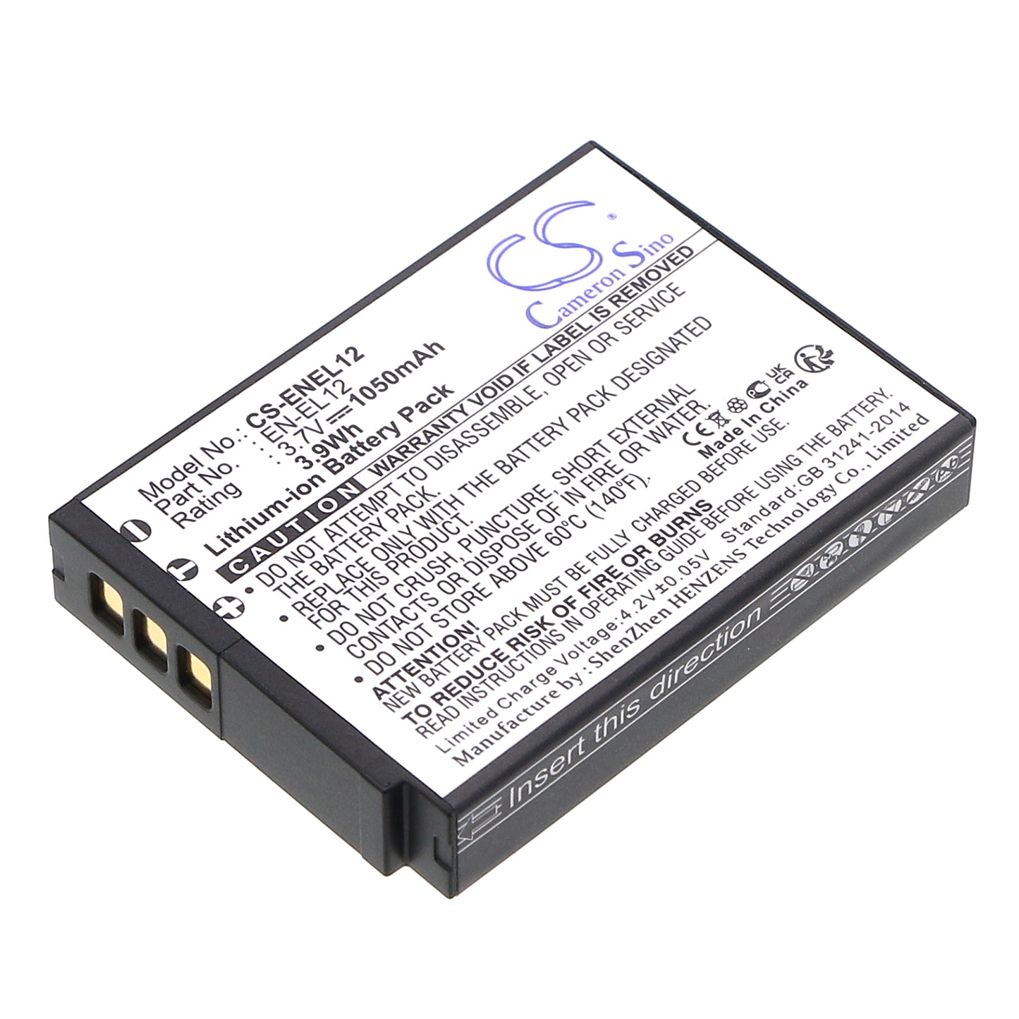 CS-ENEL14 900mAh / 6.6Wh  Suitable for Nikon Coolpix P7000, Coolpix P7100, Coolpix P7700 ...