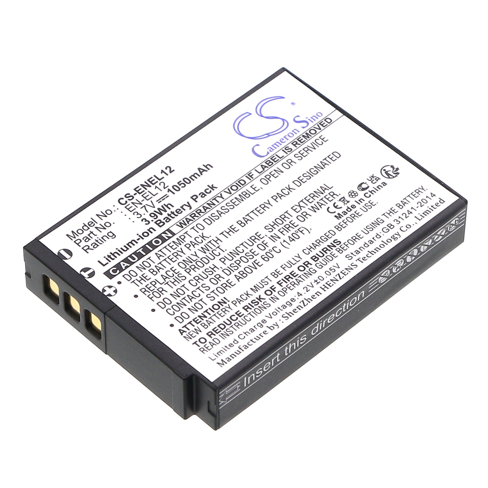 CS-ENEL14 900mAh / 6.6Wh  Suitable for Nikon Coolpix P7000, Coolpix P7100, Coolpix P7700 ...