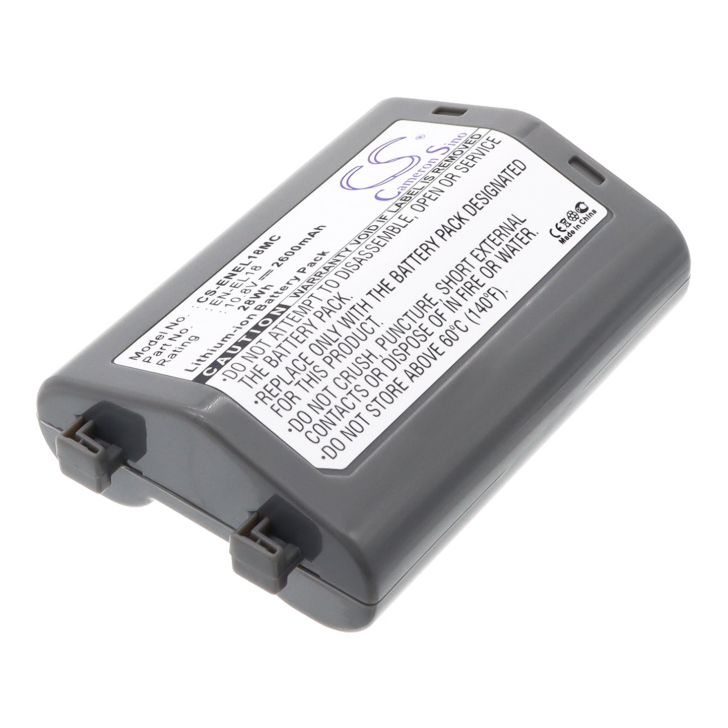 10.8V 2600mAh/28.08Wh Li-ion Camera Battery for Nikon