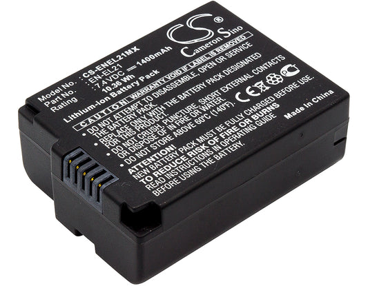 7.4V 1400mAh/10.36Wh Li-ion Camera Battery for Nikon