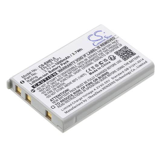 3.7V 1200mAh/4.4Wh Li-ion Camera Battery for Nikon