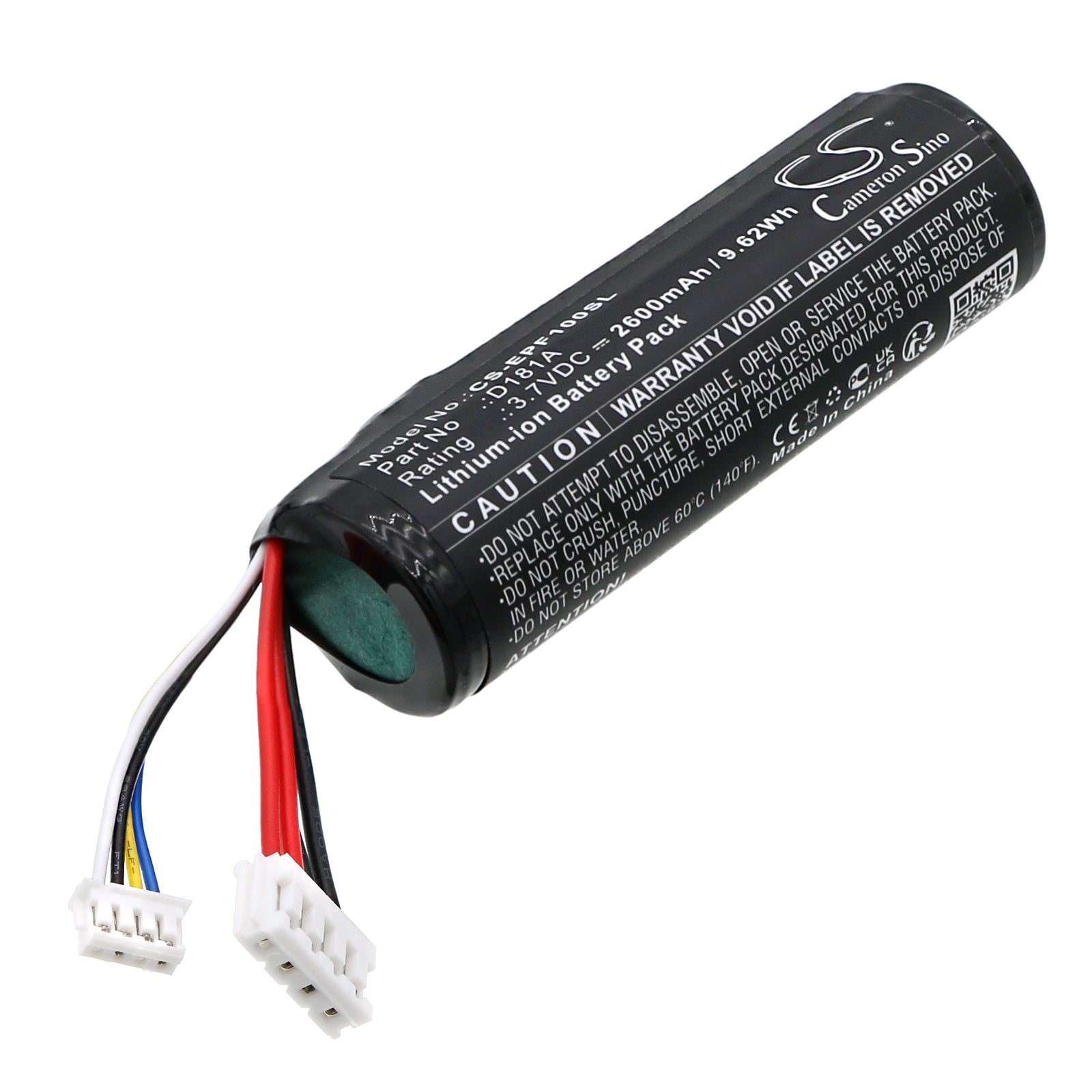 CS-EPF100SL Replacement Battery – Compatible with B581A, PX-S05W, WF100