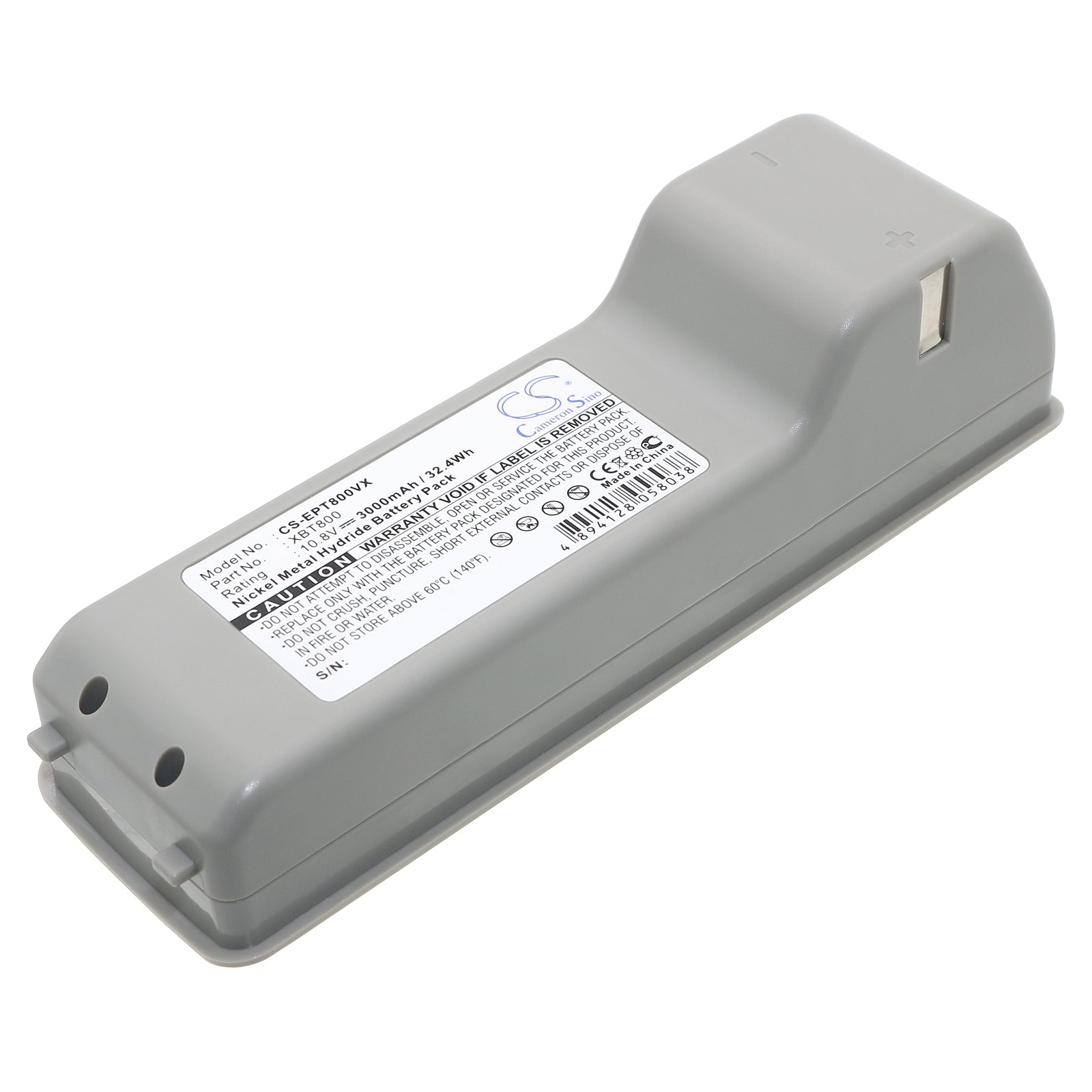 10.8V 3000mAh/32.40Wh Ni-MH Vacuum Battery for Euro Pro