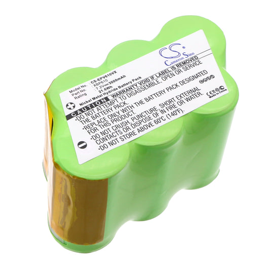 7.2V 3000mAh/21.60Wh Ni-MH Vacuum Battery for Euro Pro