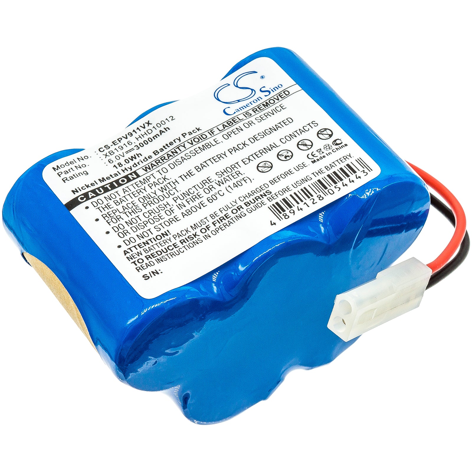 6V 3000mAh/18.00Wh Ni-MH Vacuum Battery for Shark