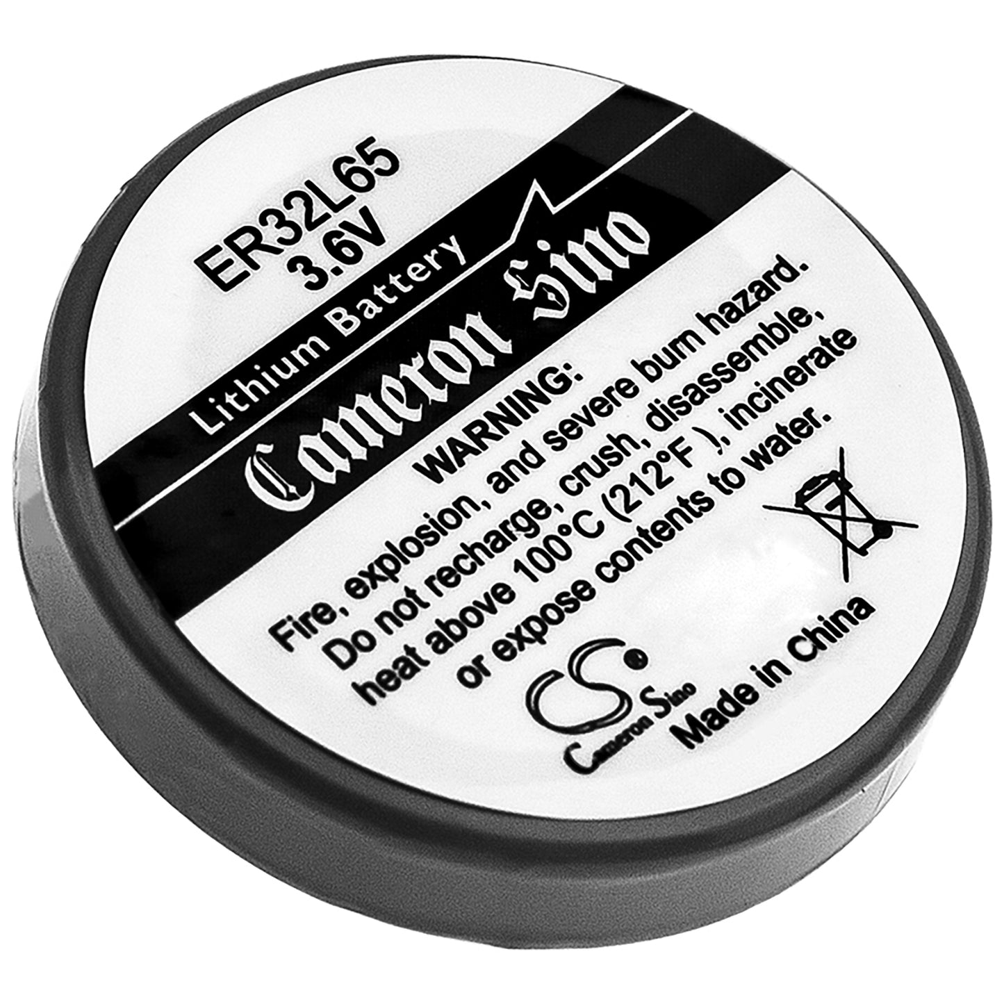 CS-ER3265 Replacement Battery – Li-SOCl2 3.6 1000mAh / 3.6Wh