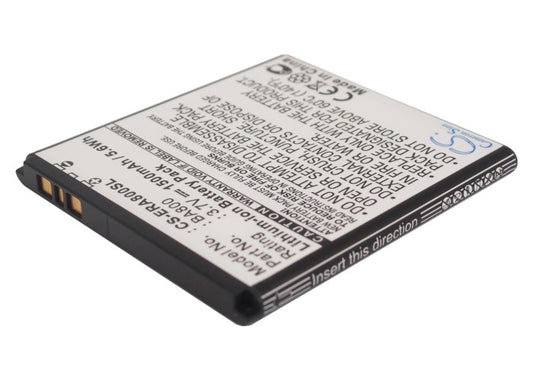 3.7V 1500mAh/5.55Wh Li-ion Mobile/SmartPhone Battery for Sony Ericsson