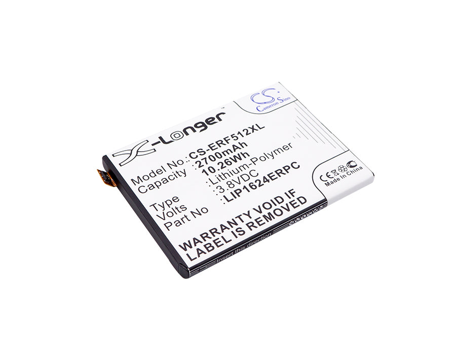 3.8V 2700mAh/10.26Wh Li-Polymer Mobile/SmartPhone Battery for Sony Ericsson