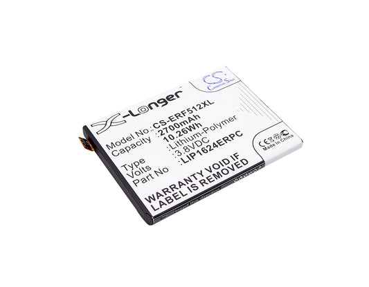 3.8V 2700mAh/10.26Wh Li-Polymer Mobile/SmartPhone Battery for Sony Ericsson