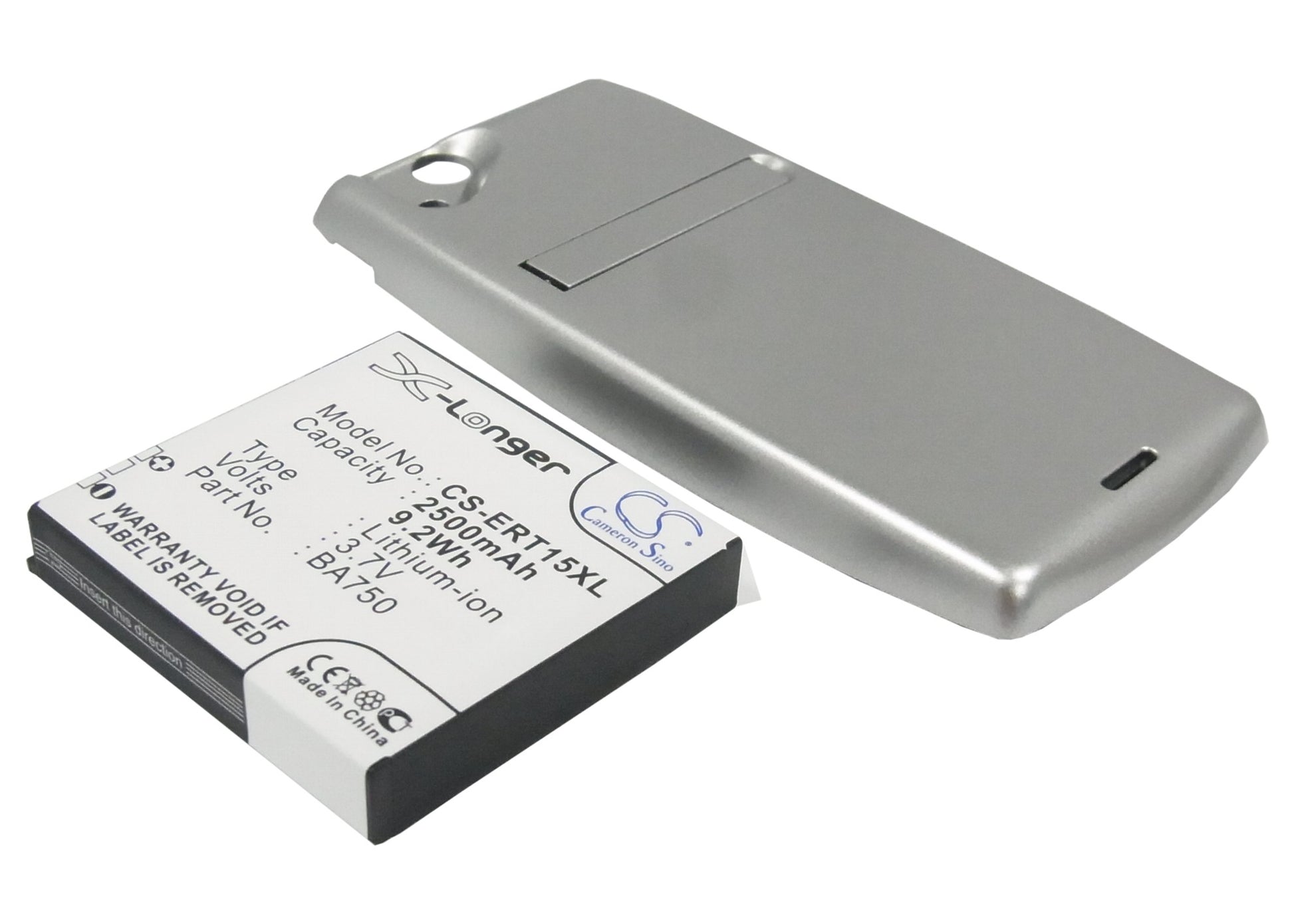 3.7V 2500mAh/9.25Wh Li-ion Mobile/SmartPhone Battery for Sony Ericsson