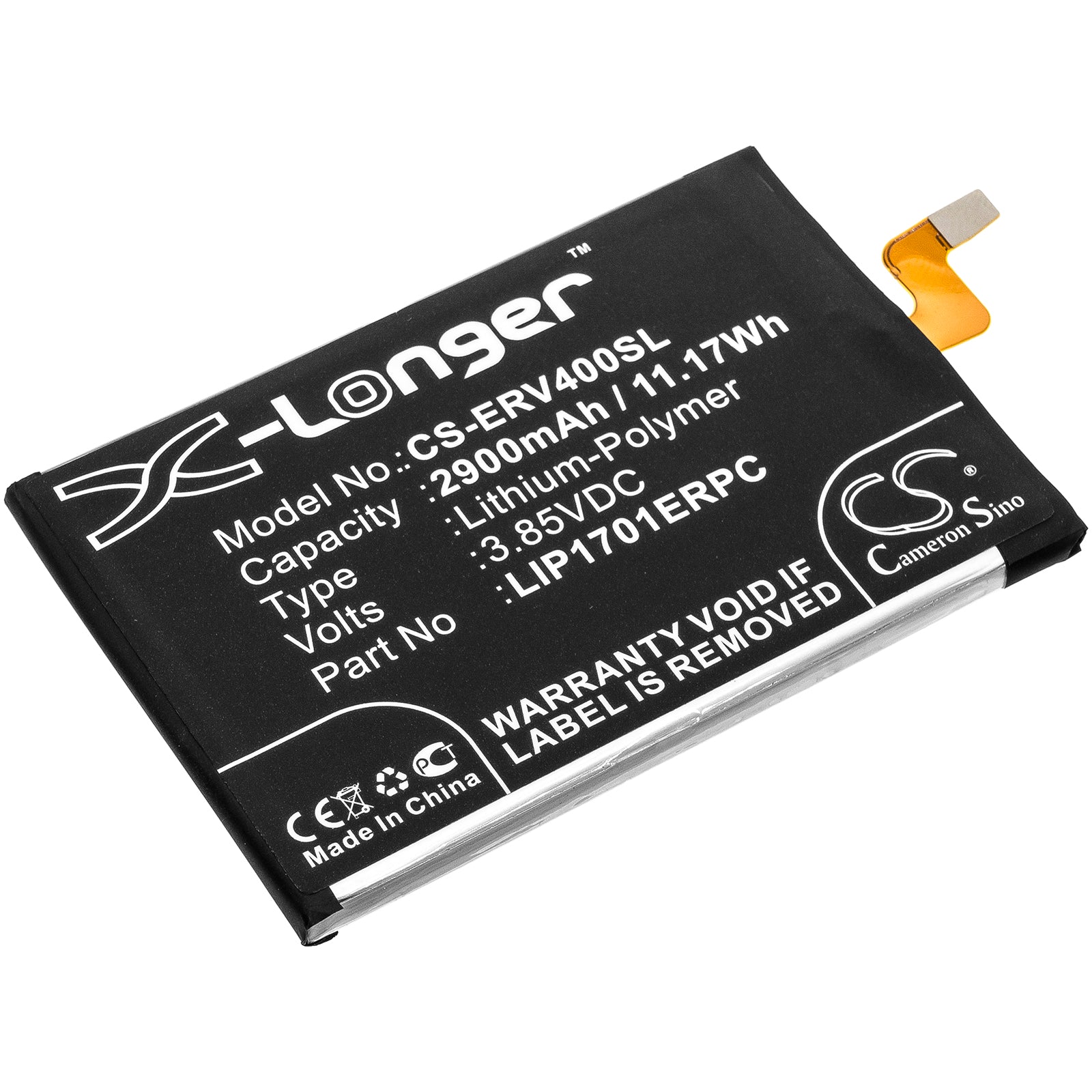 CS-ERV400SL Replacement Battery – Compatible with 802SO, J8110, J8170, J9150, PF13, SO-03L, SOV40, Xperia 1 Global