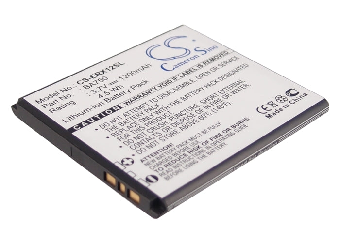 3.7V 1200mAh/4.44Wh Li-ion Mobile/SmartPhone Battery for Sony Ericsson