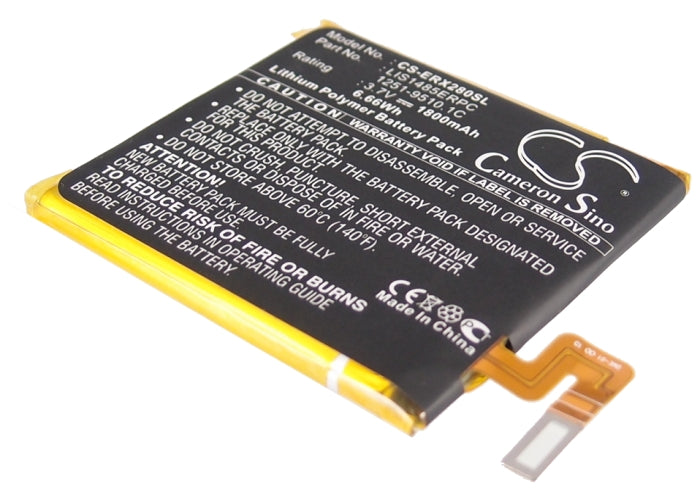3.7V 1800mAh/6.66Wh Li-Polymer Mobile/SmartPhone Battery for Sony Ericsson