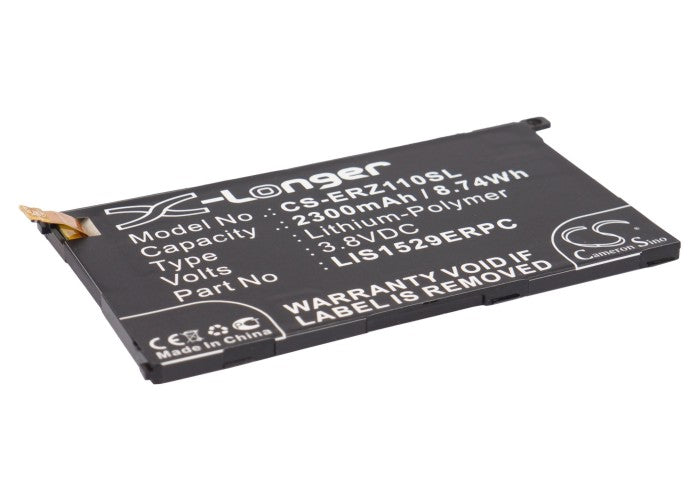 3.8V 2300mAh/8.74Wh Li-Polymer Mobile/SmartPhone Battery for Sony Ericsson