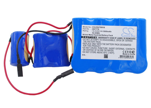 18V 3000mAh/54.00Wh Ni-MH Vacuum Battery for Shark