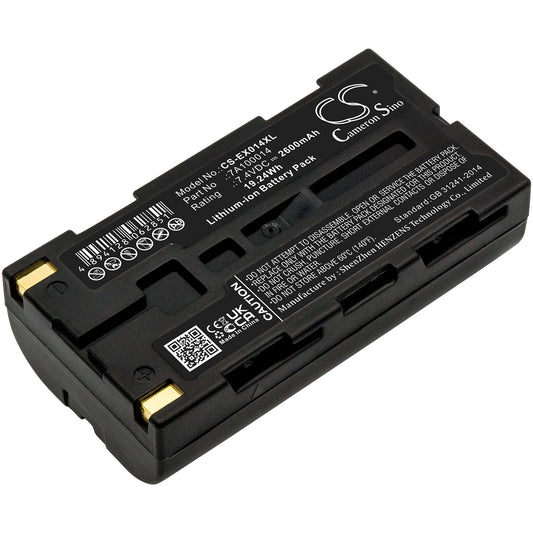 7.4V 2600mAh/19.24Wh Li-ion Printer Battery for Extech