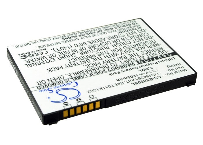 3.7V 1600mAh/5.9Wh Li-Polymer Mobile/SmartPhone Battery for Acer