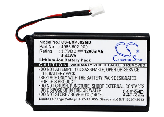 3.7V 1200mAh/4.44Wh Li-ion Medical Battery for Eppendorf