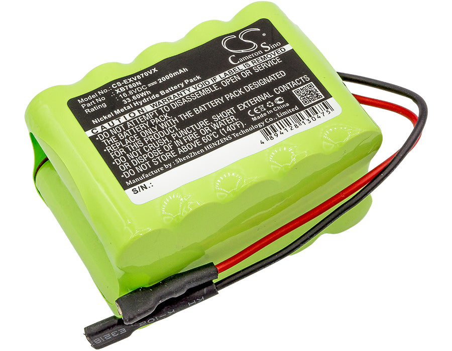 16.8V 2000mAh/33.60Wh Ni-MH Vacuum Battery for Euro-Pro