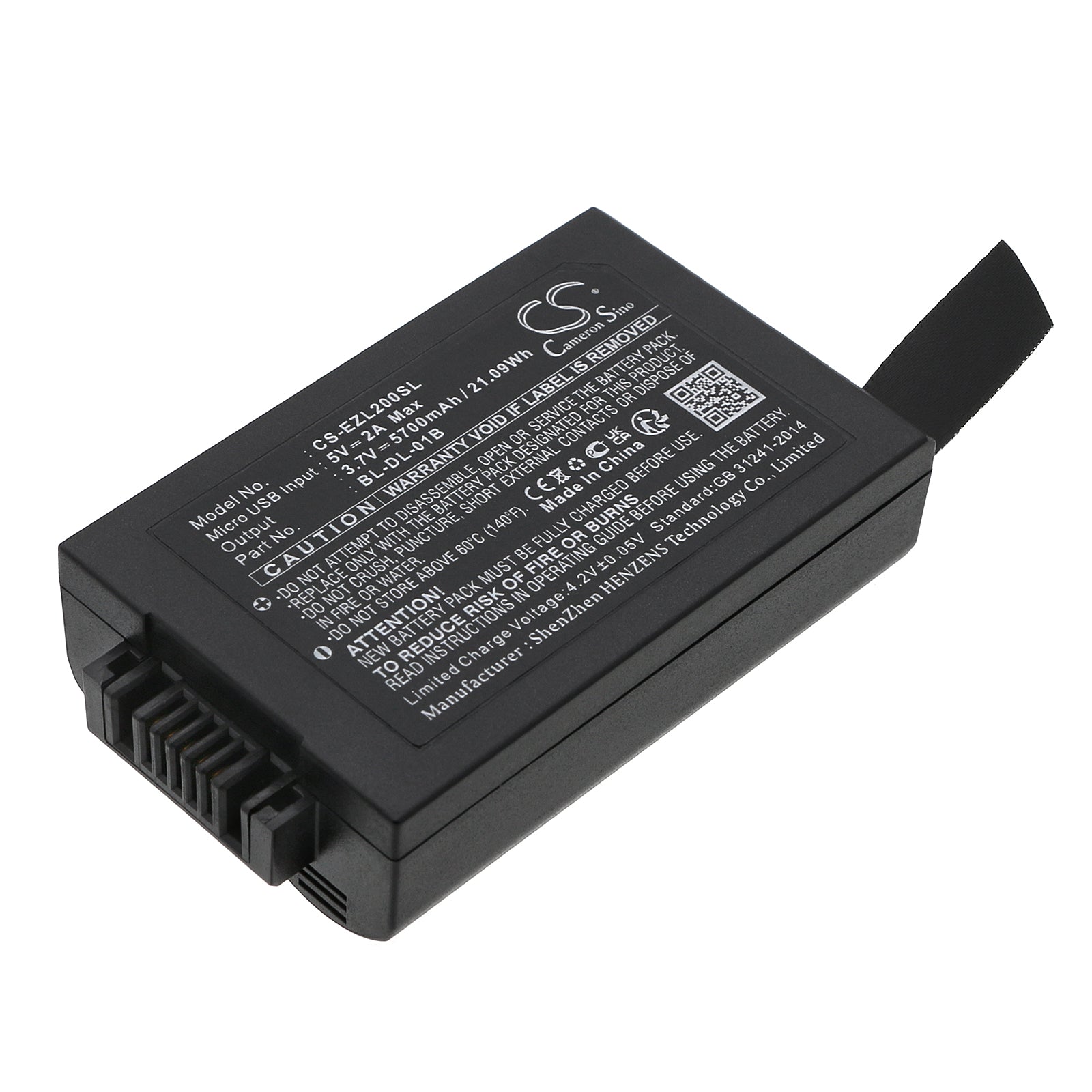 CS-EZL200SL Replacement Battery – Compatible with DL20VS, DL30VS