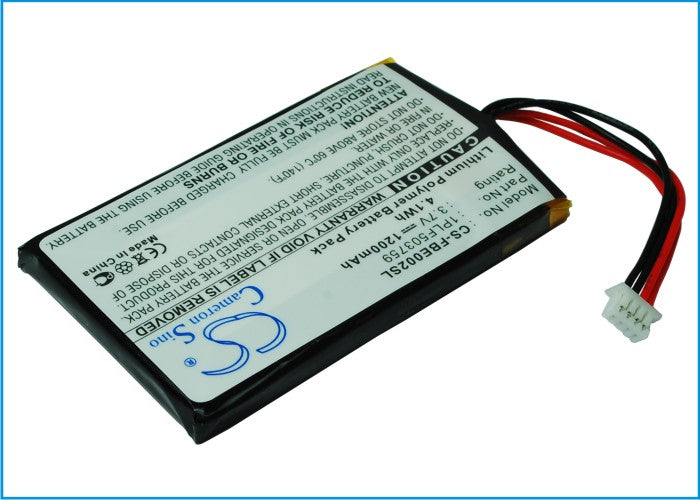 3.7V 1200mAh Li-Polymer Mobile/SmartPhone Battery for Fitage
