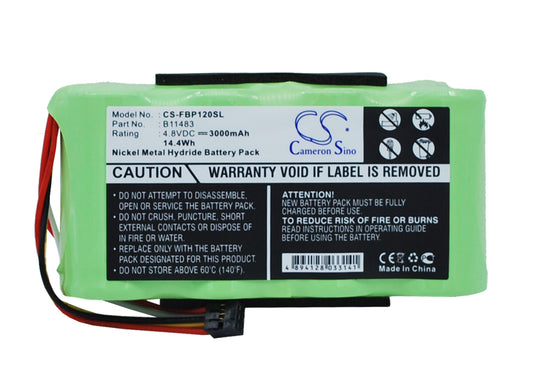 4.8V 3000mAh/14.40Wh Ni-MH Equipment/Survey Battery for Fluke