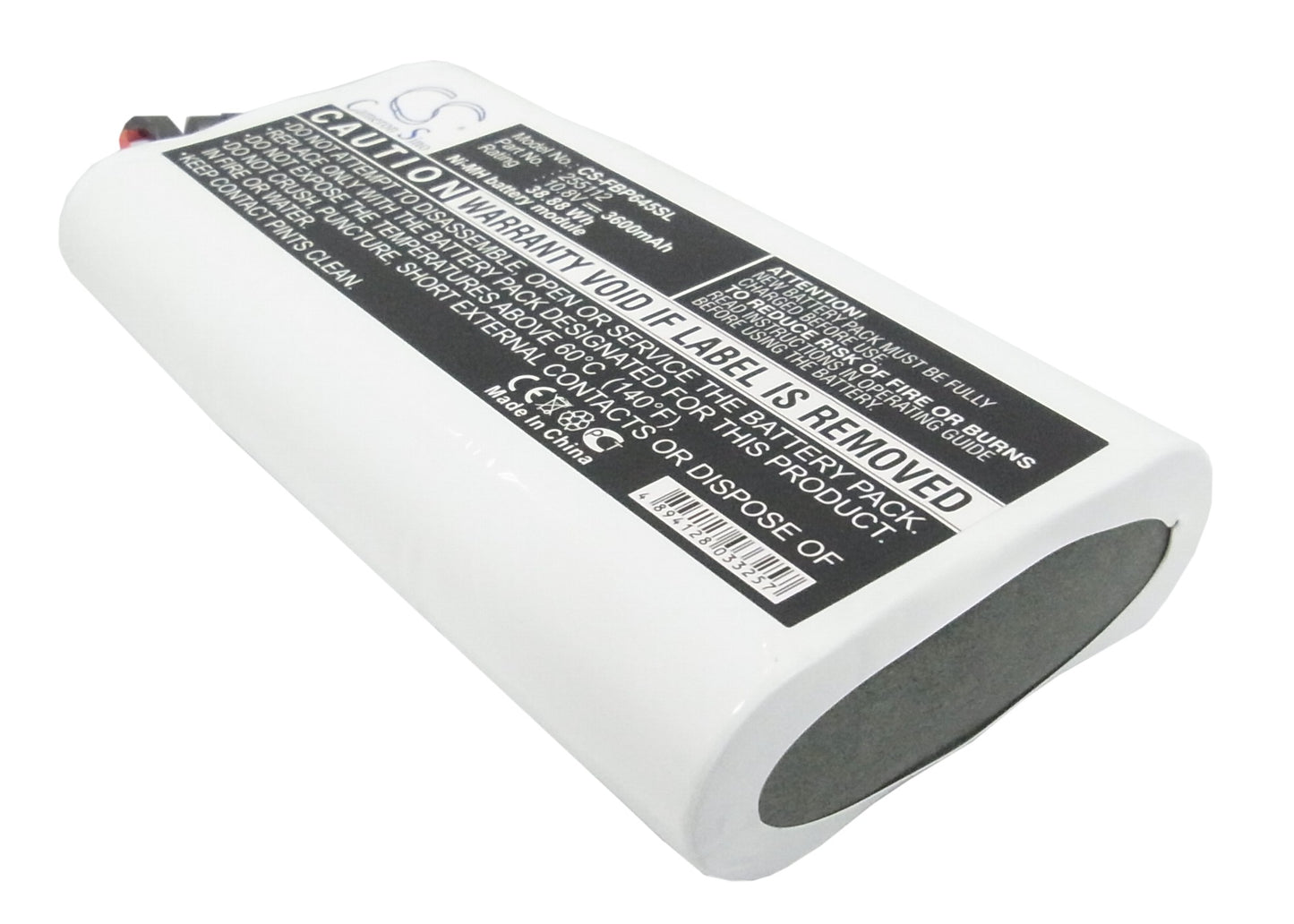 10.8V 3600mAh/38.88Wh Ni-MH Equipment/Survey Battery for Fluke