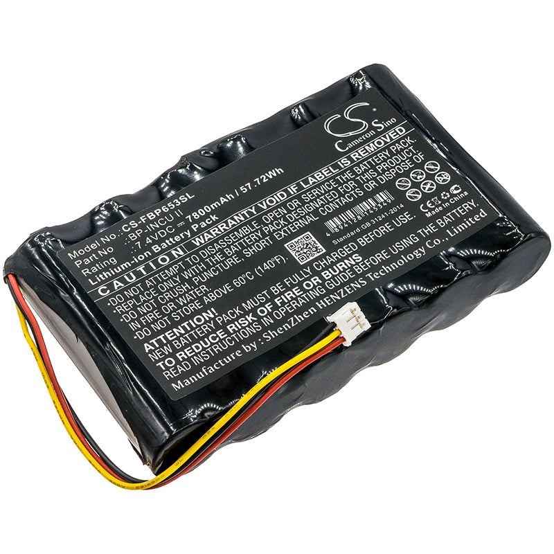 CS-FBP653SL Replacement Battery – Compatible with Biomedical INCU II Incubator, Radiant Warmer Analyzer