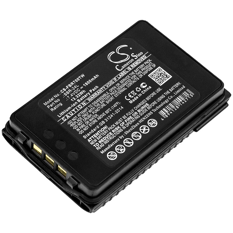 7.4V 1800mAh/13.32Wh Li-ion Two-Way Radio Battery for YAESU
