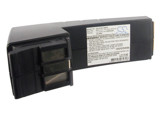 12V 3300mAh/39.6Wh Ni-MH Power Tools Battery for Festool
