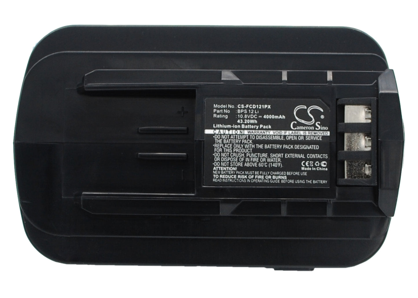 10.8V 4000mAh/43.20Wh Li-ion Power Tools Battery for Festool
