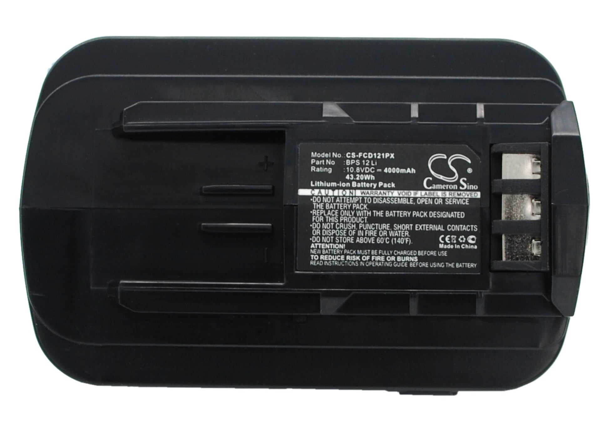 10.8V 4000mAh/43.20Wh Li-ion Power Tools Battery for Festool