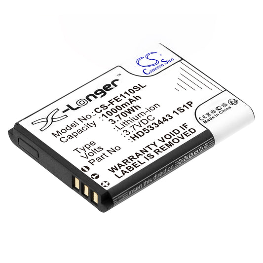 3.7V 1000mAh/3.70Wh Li-ion Amplifier Battery for Fiio
