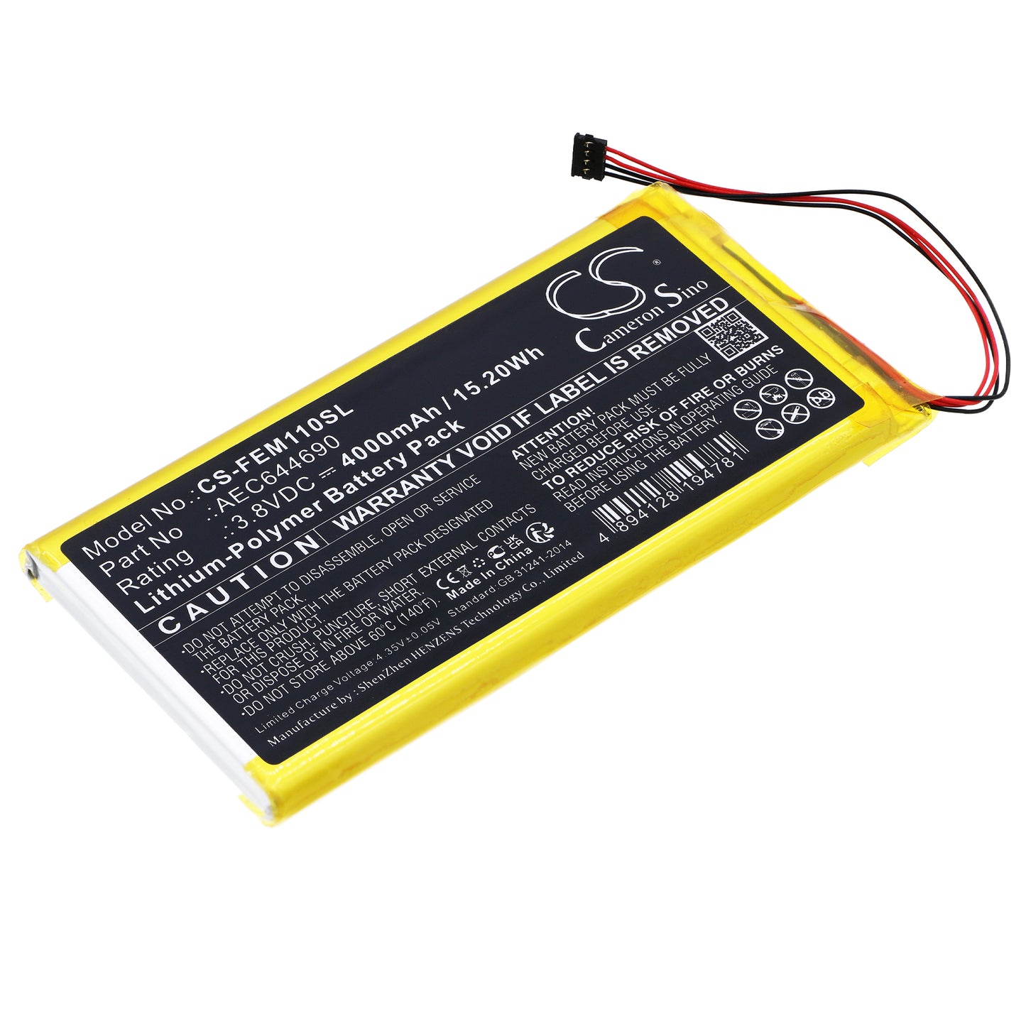 CS-FEM110SL Replacement Battery – Compatible with M11