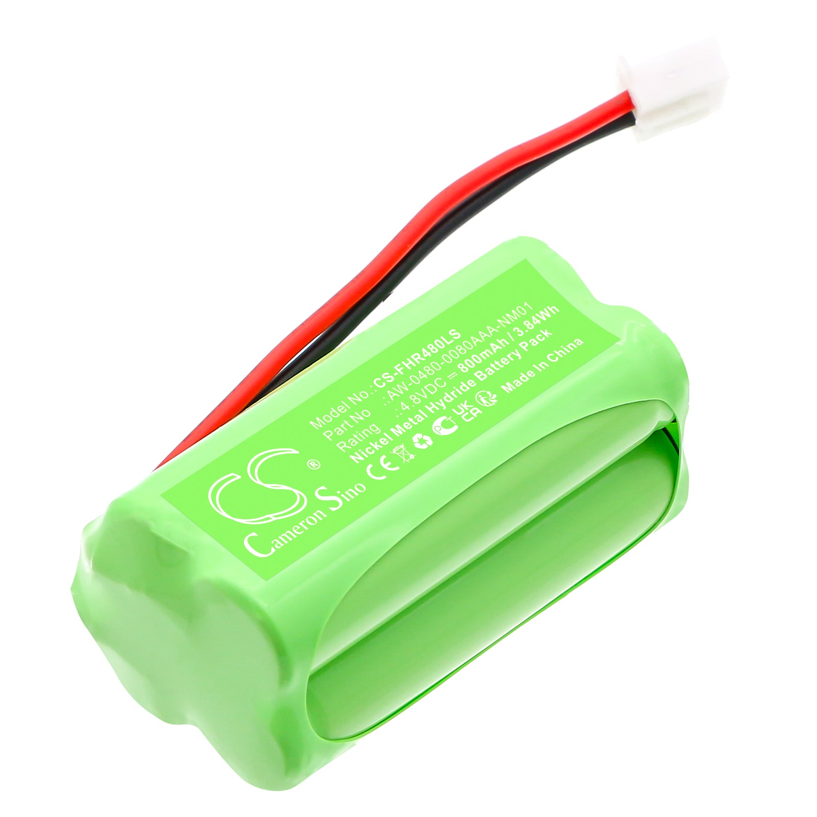 CS-FHR480LS Replacement Battery – Compatible with AW-0480-0080AAA-NM01