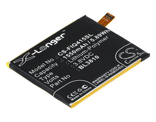 3.8V 1550mAh/5.89Wh Li-Polymer Mobile/SmartPhone Battery for Fly