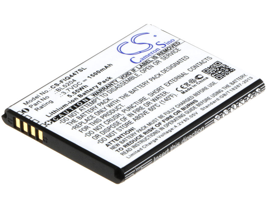 3.7V 1500mAh/5.55Wh Li-ion Mobile/SmartPhone Battery for Fly