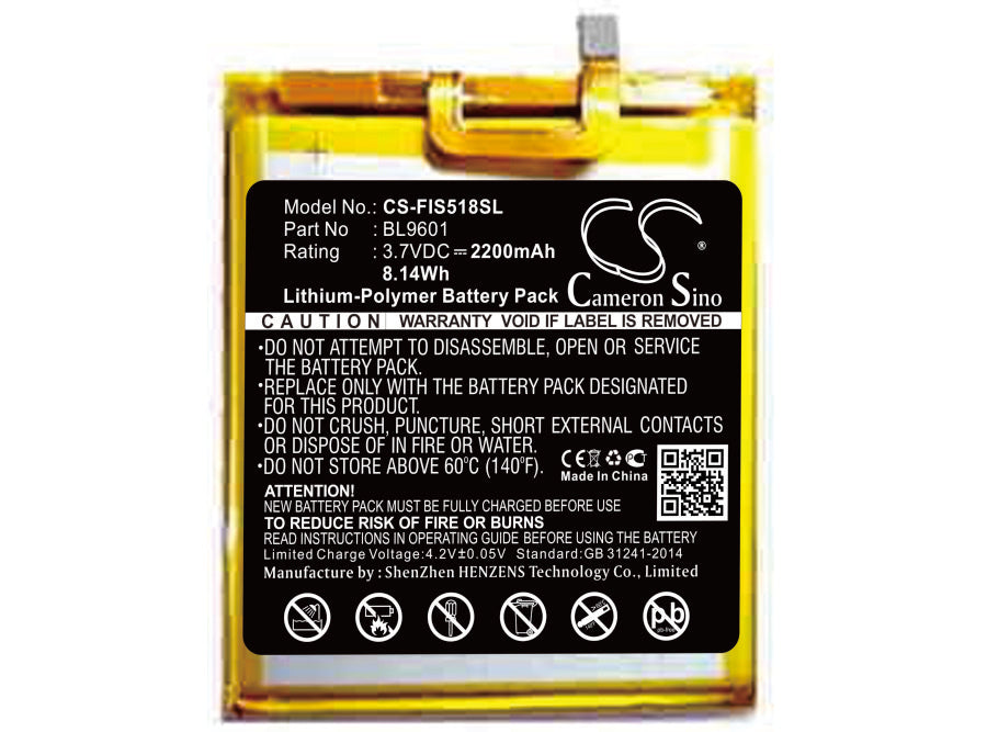 CS-FIS518SL Replacement Battery – Compatible with Cirrus 13, FS518