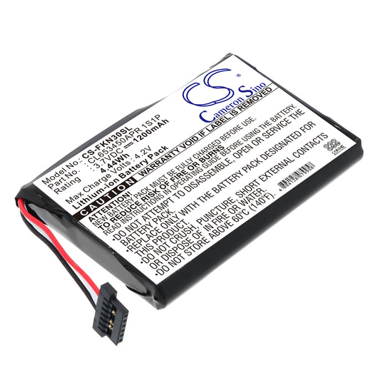 3.7V 1200mAh/4.44Wh Li-ion GPS/Navigator Battery for Falk