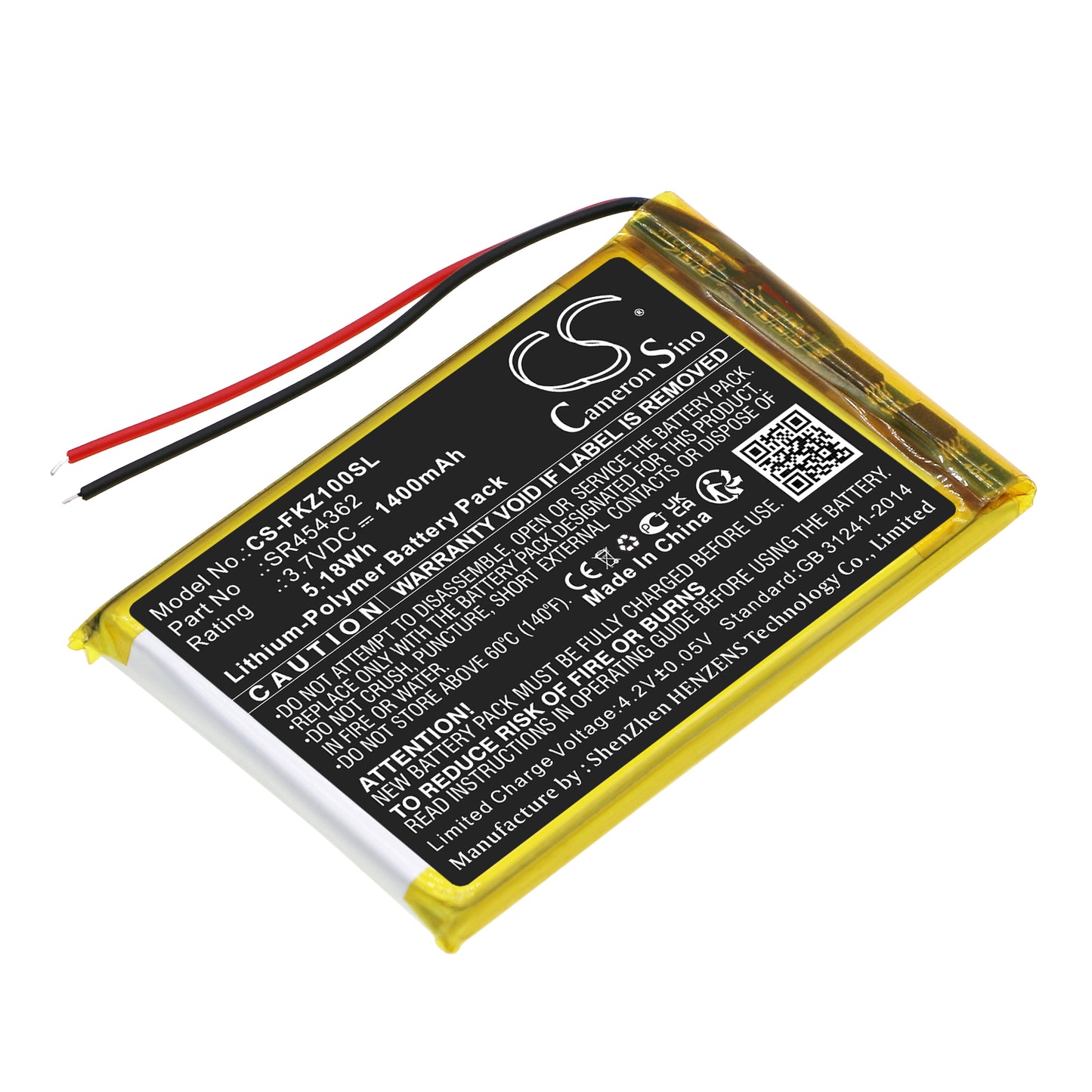 CS-FKZ100SL Replacement Battery – Compatible with FA Z10, NEO 620, NEO 620 LMU, NEO 640, NEO 640 LMU