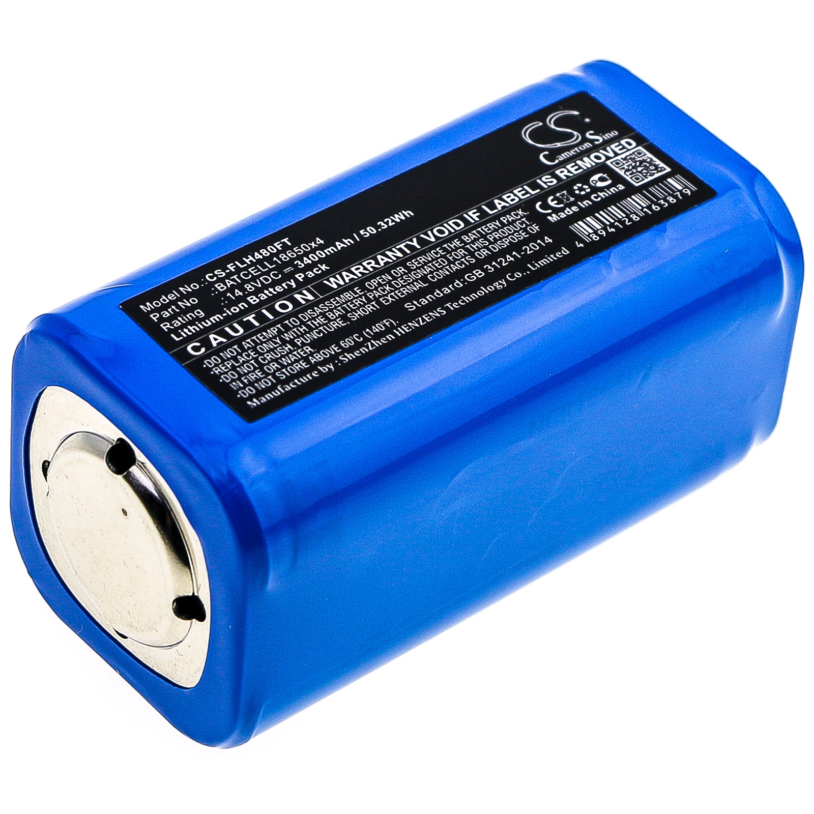 CS-FLH480FT Replacement Battery – Compatible with TL4000P, TL4500P, TL4800P, VL10000P, VL5800P, VL6500-TC, VL7200-TC, VL7500P, VL8000P-TC, VL8300P, VL9000P, VTL5500P, VTL8000P, VTL8000P-MAX