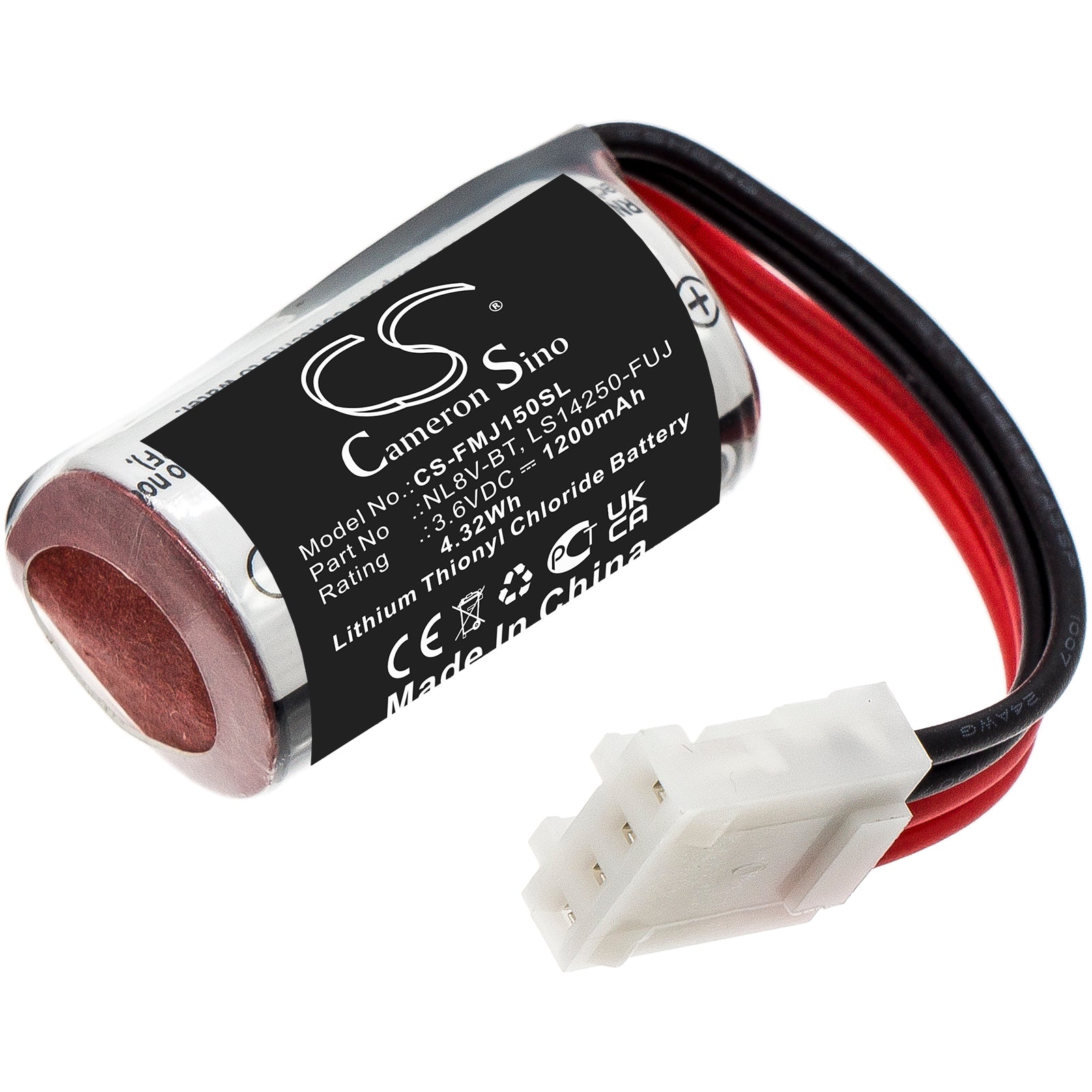 CS-FMJ150SL Replacement Battery – Compatible with F70S, Micrex-F140S, Micrex-F150S, Micrex-F55, Micrex-F60, Micrex-F70, NB2, PLC clock RTC