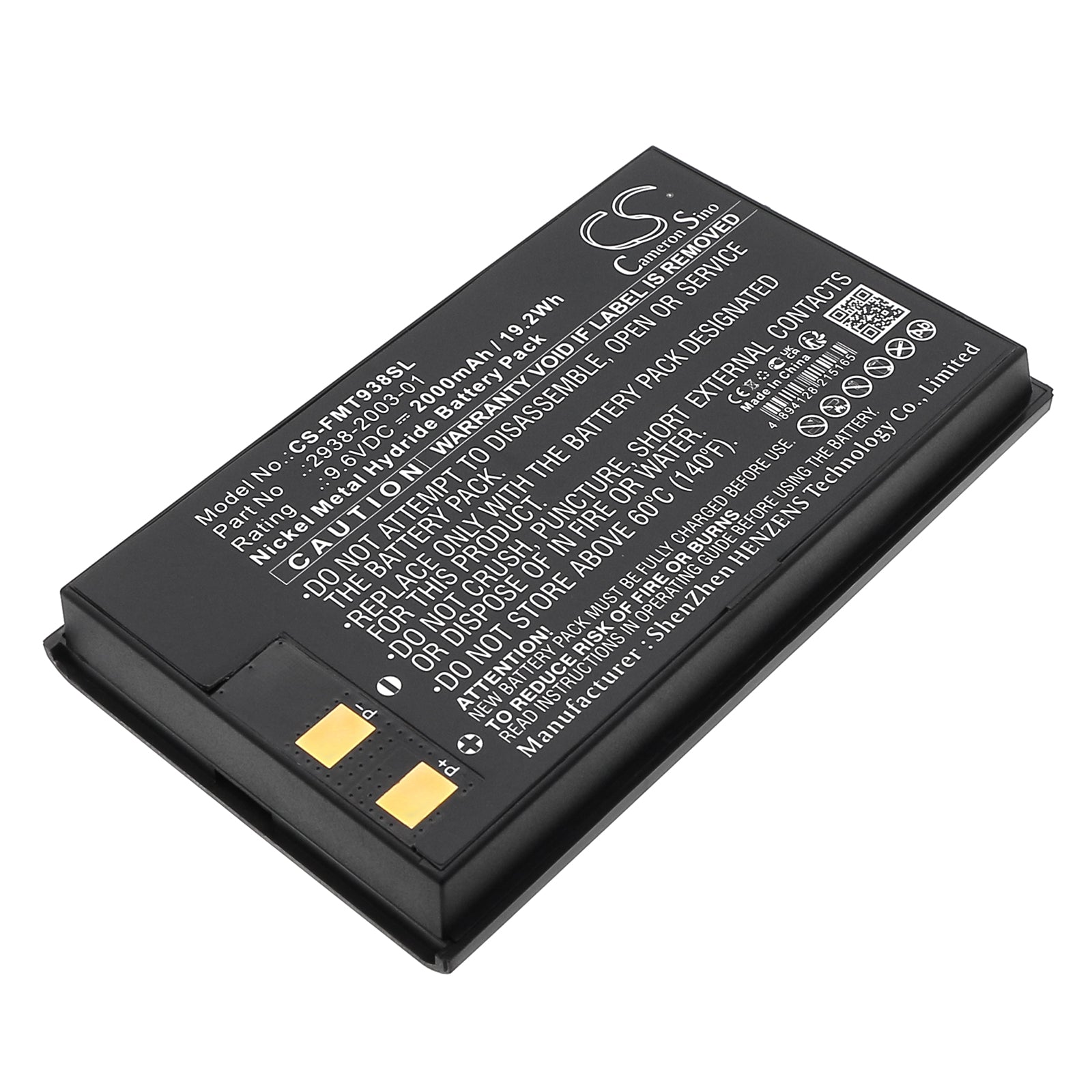 CS-FMT938SL Replacement Battery – Compatible with Microtest 2-Way Injector Teste, Microtest PentaScanner, Microtest PentaScanner+