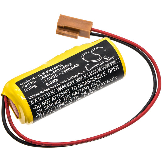 3V 2000mAh/6.0Wh Li-MnO2 PLC Battery for GE